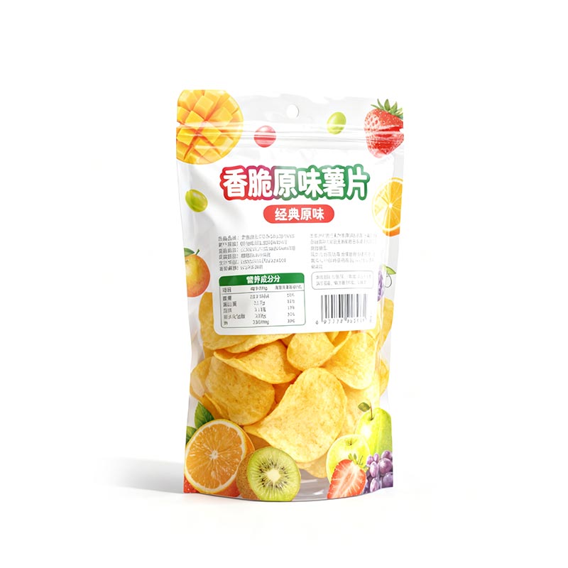 Élelmiszer és snack műanyag csomagoló táska